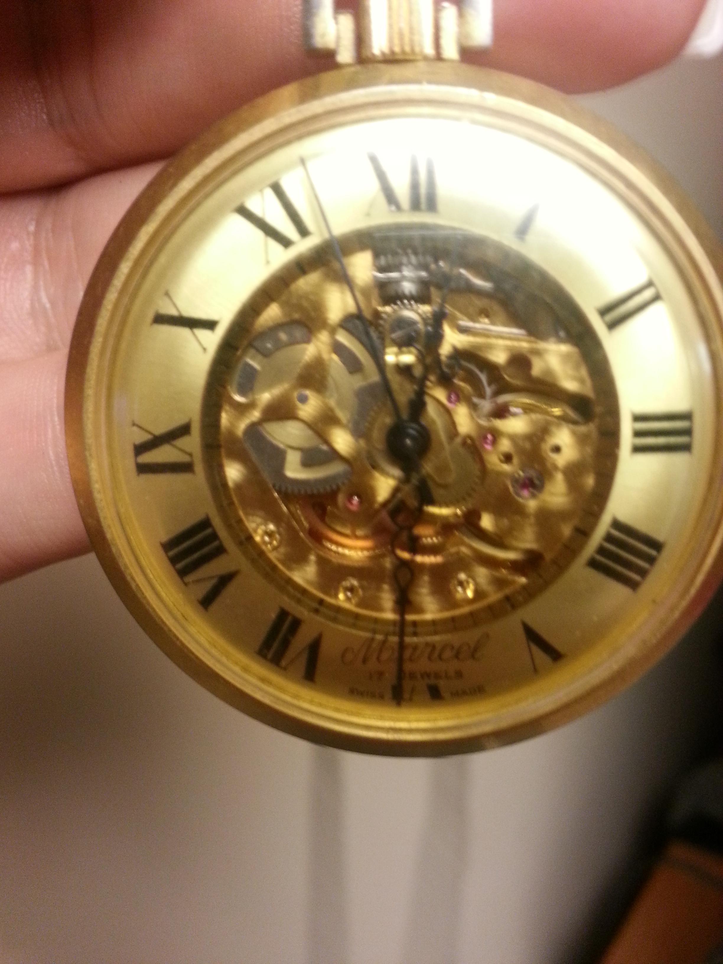 'MARCEL' 17 Jewels Mechanical Pocket Watch antique appraisal